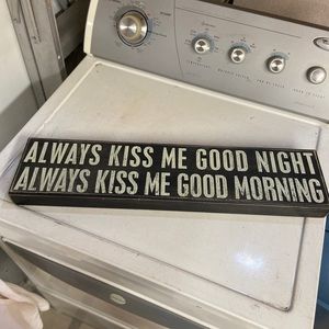 Wood sign